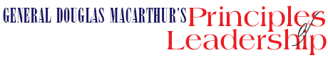 MacArthur's Principles of Leadership