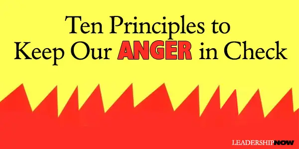 Anger in Check