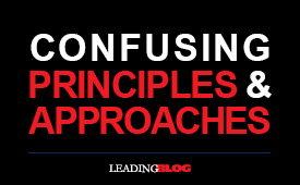 Confusing Principles and Approaches