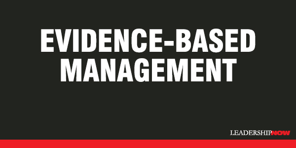 Evidence-Based Management