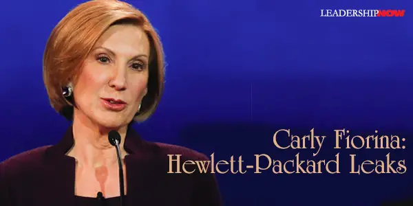 Carly Fiorina HP Leaks