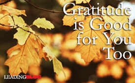 Gratitude Is Good