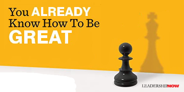 How to Be Great
