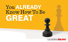 How to Be Great