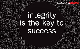 Integrity Key to Success