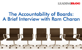 A Brief Interview with Ram Charan