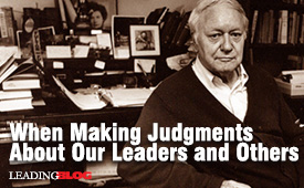 When Making Judgments