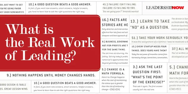 What is the Real Work of Leading