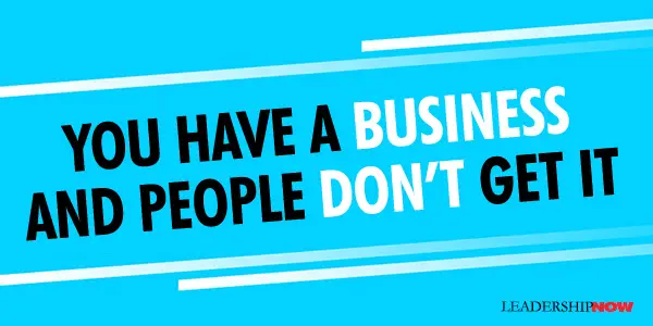You Have a Business