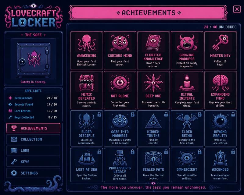 Lovecraft Locker 支线内容 内容截图